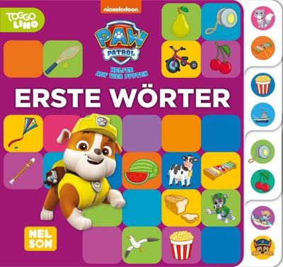 PAW Patrol Lernbuch: Erste Wörter: Pappbilderbuch mit buntem Register | Mit ...