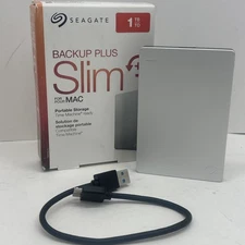 Seagate Backup Plus Slim 1TB Portable External Hard Drive USB 3.0