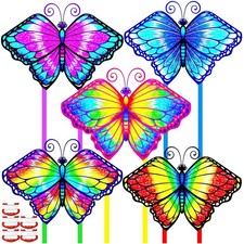 Kids Butterfly Kite Set of 5 - Great for Beach, Park, and Family Celebrations