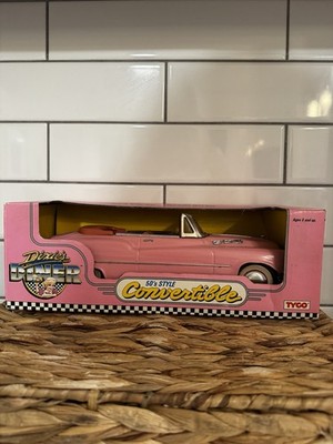 1989 TYCO DIXIE'S DINER 50 s STYLE CONVERTIBLE BUICK CAR PINK #1750