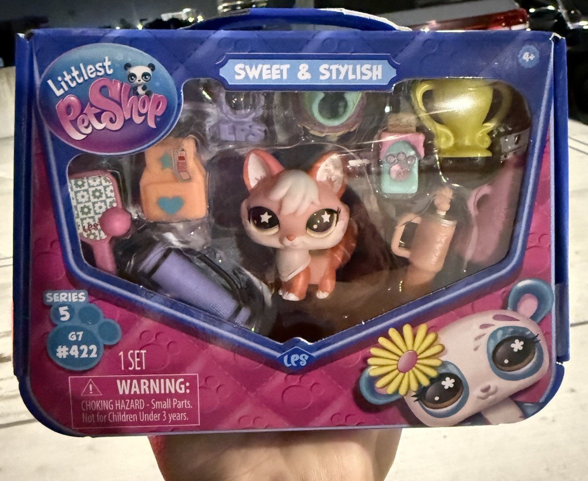 Littlest Pet Shop G7 Series 5 Sweet & Stylish ARTIC FOX #422 NEW