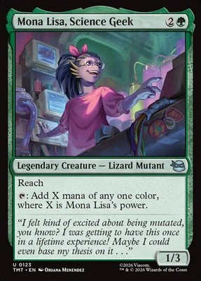 MTG Mona Lisa, Science Geek (123/343) Teenage Mutant Ninja Turtles LP