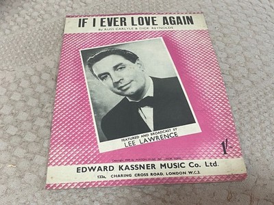 SMF31 NOTEN - IF I EVER LOVE AGAIN : LEE LAWRENCE