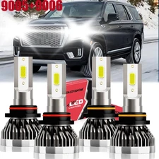 For GMC Yukon 1992-2006 Car LED Headlights Bulb High Low Beam Kit Bright White