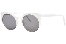 RetroSuperFuture Lucia Francis Metric CLO/R F15 Sunglasses Women White/Grey 52mm