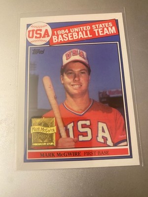 Mark McGwire *2000 Topps reissue *#401 *1985 USA clone *Oakland A's *NM++