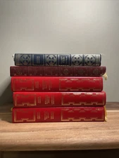 COLLECTION OF 5 BOOKS DECORATIVE DISPLAY READ