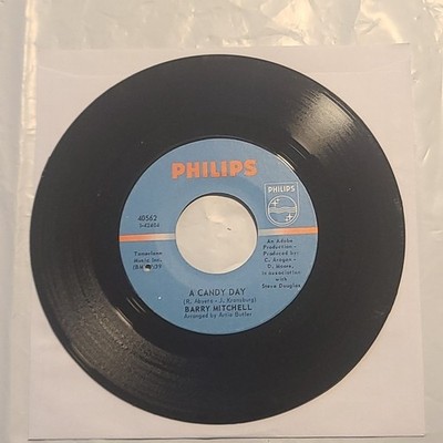 Barry Mitchell - A Candy Day/ Jolly Good Fellow - Philips 45 RPM Record