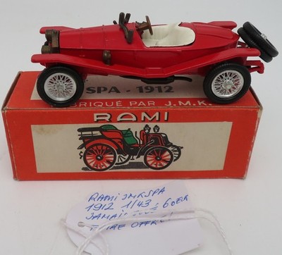 OLD TACOT FRANCE 1966 RAMI BY JMK SPA 25/30 HP 1912 COURSE 1/43 #29a IN BOX
