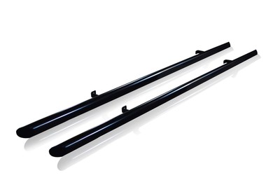 Schwarze Edelstahl Seitenleisten mit Downlights passend für Citroen Berlingo LWB 2019+ Van