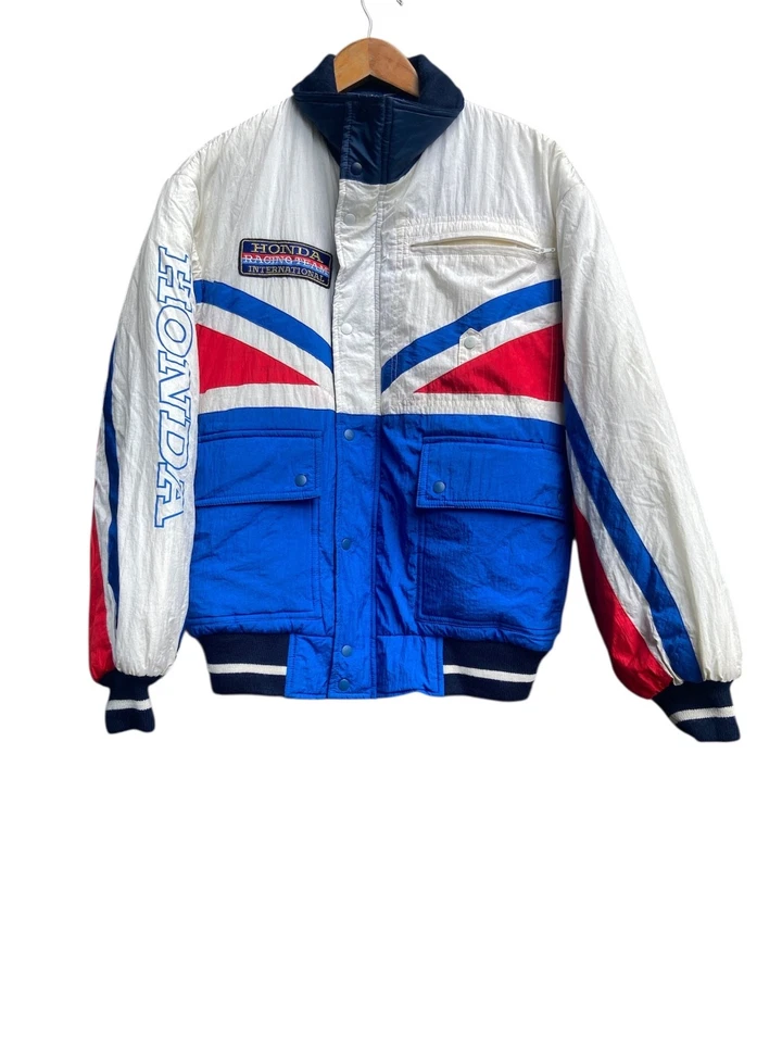 Jaqueta reversível vintage Honda Racing Team International HRC Hondaline - Imagem 4 de 4