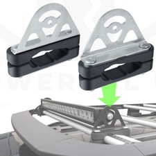 Light Bar Accessory Mount Kit Roof Rack For Thule Cross Bars Wingbar Aeroblade