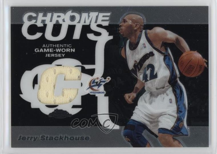 2003-04 Topps Chrome Cuts Relic Jerry Stackhouse #CCR-JS 00ix