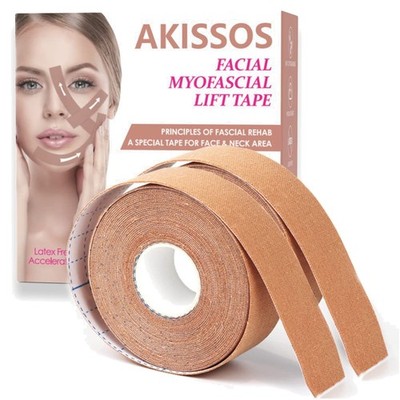 Face Lift Tape, Anti Wrinkle Patches, Neck Frownie, Firming, 2 Rollen