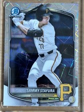 2025 Bowman Draft Chrome Sammy Stafura #BDC-187 Mega Box Lazer Refractor