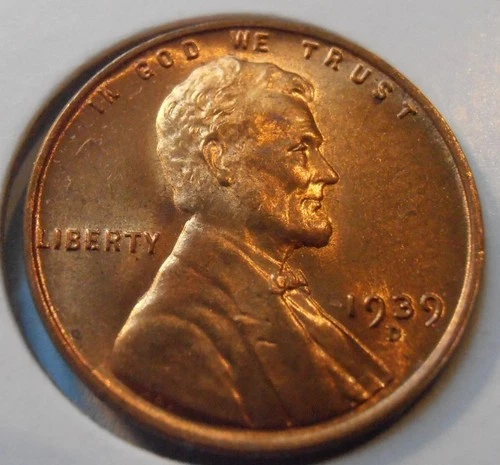 1939 D Lincoln Cent, UNCIRCULATED wheat cent (39DFW3)  FREE SHIPPING