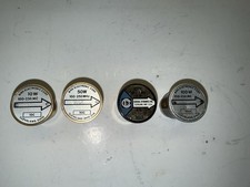 LOT OF 4 Bird 43 Thruline WattMeter Elements 50C, 10C, 100C, 100C 100-250MHz