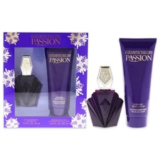 Elizabeth Taylor Passion Women Perfume Set EDT Spray and Body Lotion 9.3 Fl Oz
