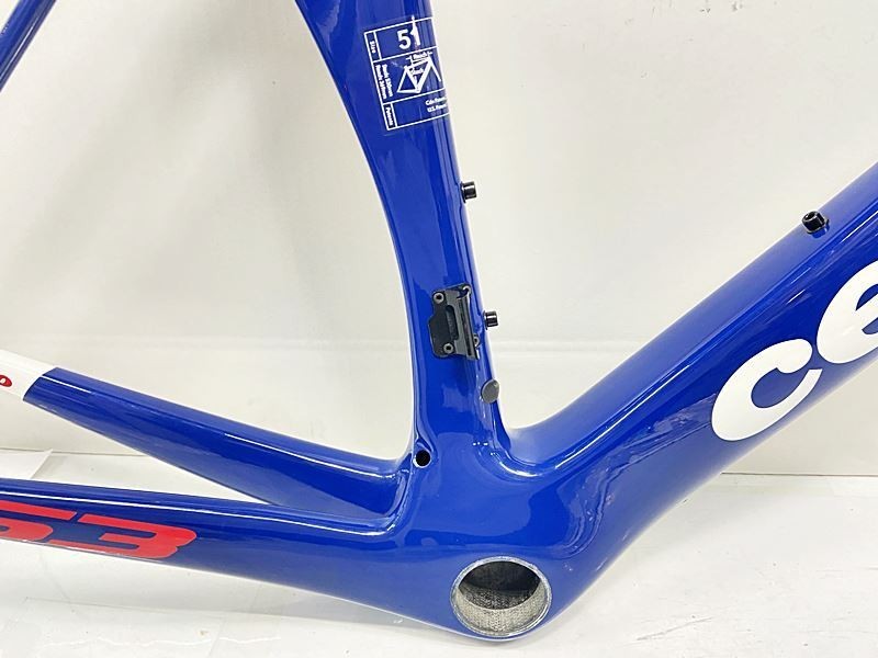 Cervelo S3 Carbon Road Bike Frame Set 2016 Size 51 Blue White USED