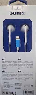 Premium Lightning kabelgebundene Kopfhörer mit klarem Sound & integriertem Mikrofon