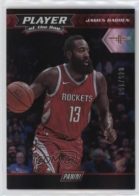2017-18 Panini Player of the Day Spectrum 45/150 James Harden #14 1u6