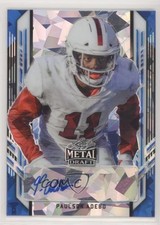 2021 Leaf Metal Draft Portrait Blue Crystals 1/25 Paulson Adebo Auto 0o6v