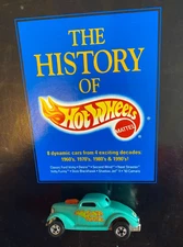 HOT WHEELS AQUA NEET STREETER ,  FAO SCHWARZ HISTORY OF HW, BLACK WALL WHEELS