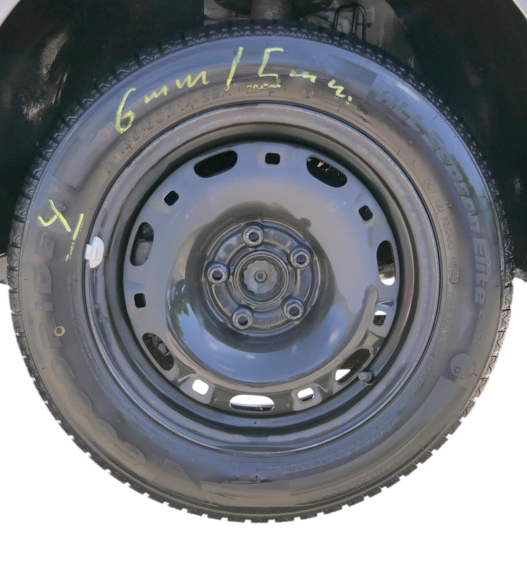 2x Polo 6R 9N Ibiza Felgen 185/60 R14 Allwetterreifen M+S 6jx15  Reifen 5-6,5mm - Bild 2 von 4