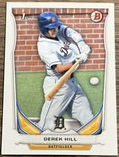 Derek Hill 2014 Bowman Draft Baseball #DP19 Detroit Tigers