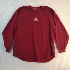 Nike Minnesota Golden Gophers Long Sleeve XXL Maroon Crew Neck Fleece Football