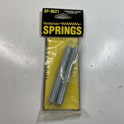 Prime-Line SP 9621 Nickel Plated Steel Extension Spring 15/32 Dia. x 4-1/2 L in.