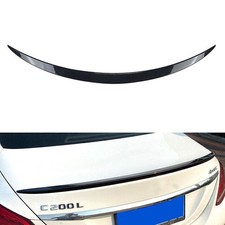 1x For 2015-21 Benz C-Class W205 C300 Sedan Carbon Look Rear Trunk Spoiler Wing
