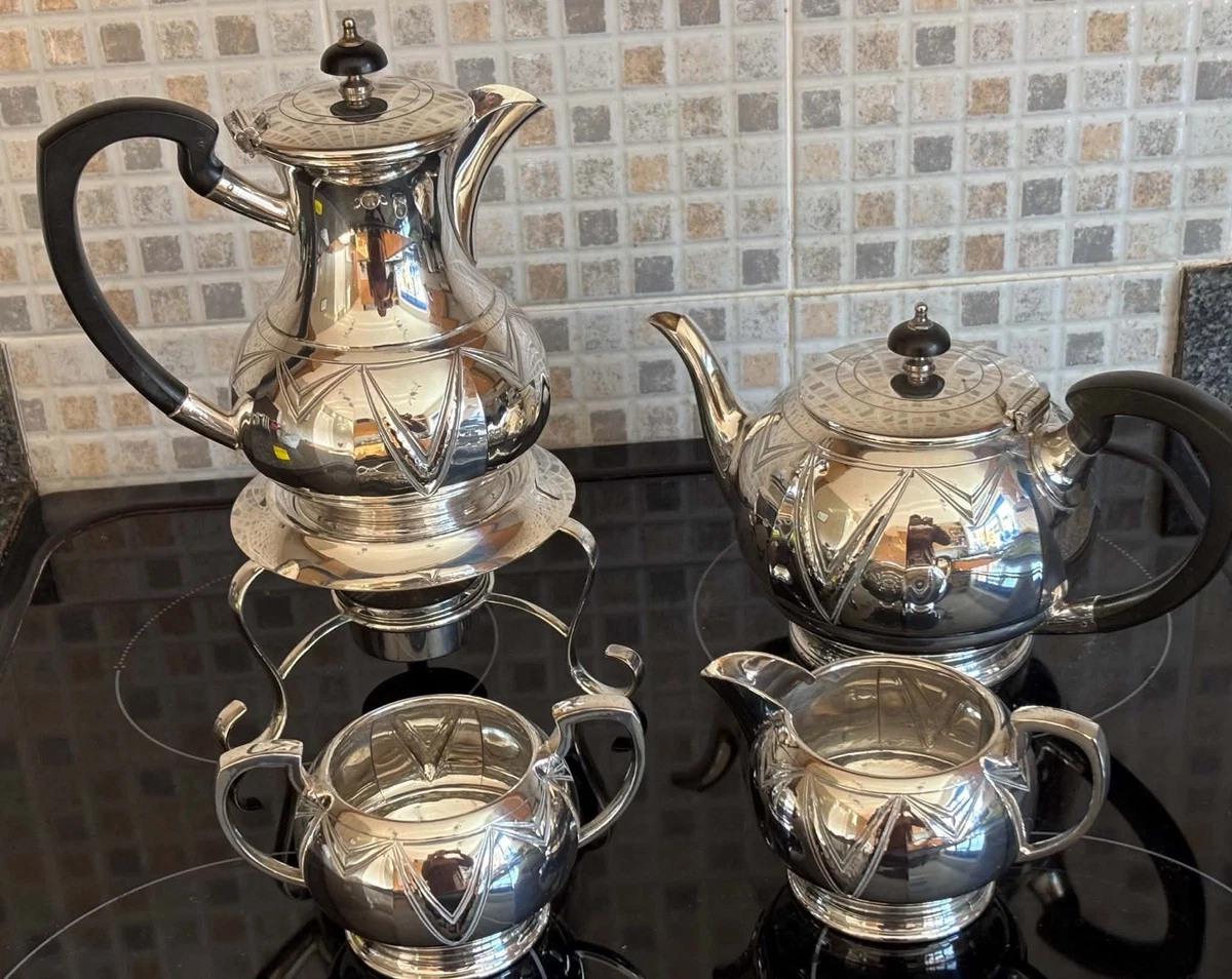 J Dixon Antique US Silver-Plated Teapots, Coffee Pots & Sets for