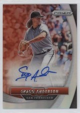2020 Panini Prizm Game Ball Graphs Silver Prizm Shaun Anderson #GBG-SA Auto 4z8