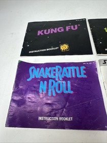 NES Handbuch Restposten KUNG FU - BATMAN - SNAKERATTLE - 10 YARD FIGHT + GREMLINS BOX