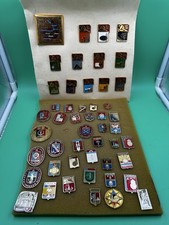 MIXED LOT OF USSR SOVIET UNION RUSSIAN ENAMEL PINS,BADGES,MEDALS,COMMUNISM