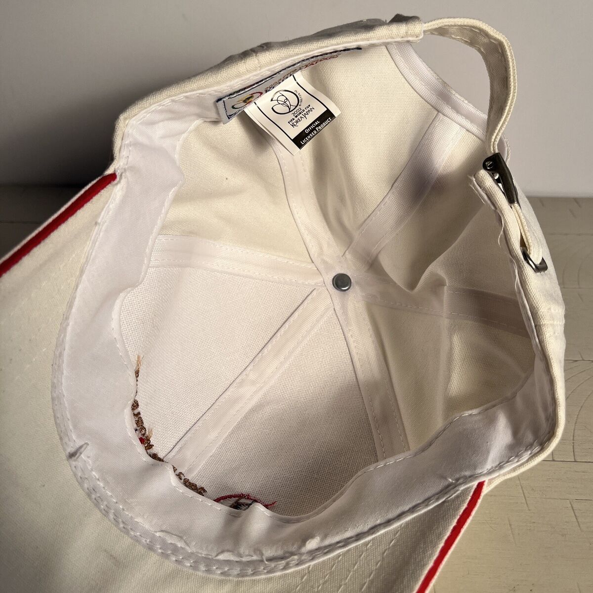 NWT 2002 FIFA World Cup Hat - Korea Japan White Adjustable NWT 2002 FIFA World Cup Hat - Korea Japan White Adjustable