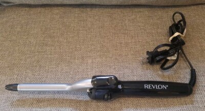 Revlon Perfect Heat 1/2'' Ceramic Curling Iron Black Adjustable Heat RV053