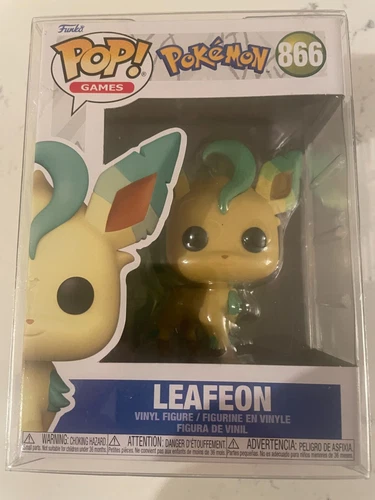 Leafeon Funko Pop Games Pokemon #866 Mint with Protective Holder