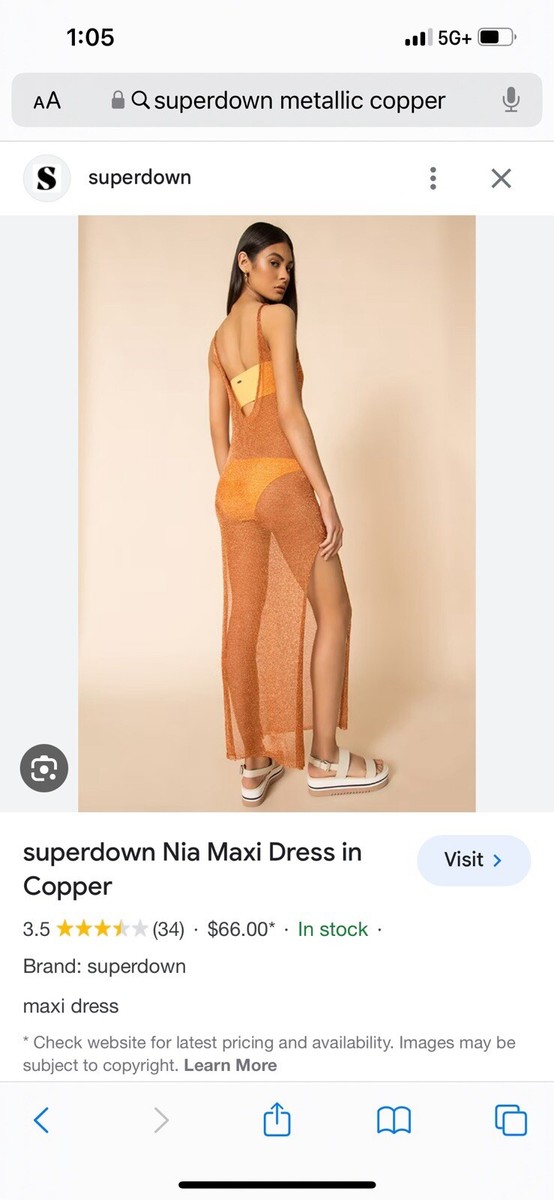 superdown orange dress Superdown Mikhaela Lace Trim Dress
