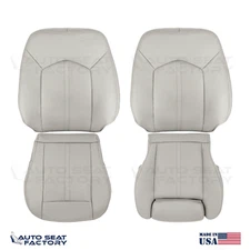 Replacement 2010 - 2016 Fits Cadillac SRX Shale Leather Seat Covers, Perforated