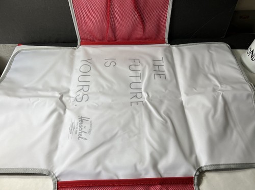 Herschel Gray Foldable Baby Changing Mat The Future Is Yours - Picture 7 of 8