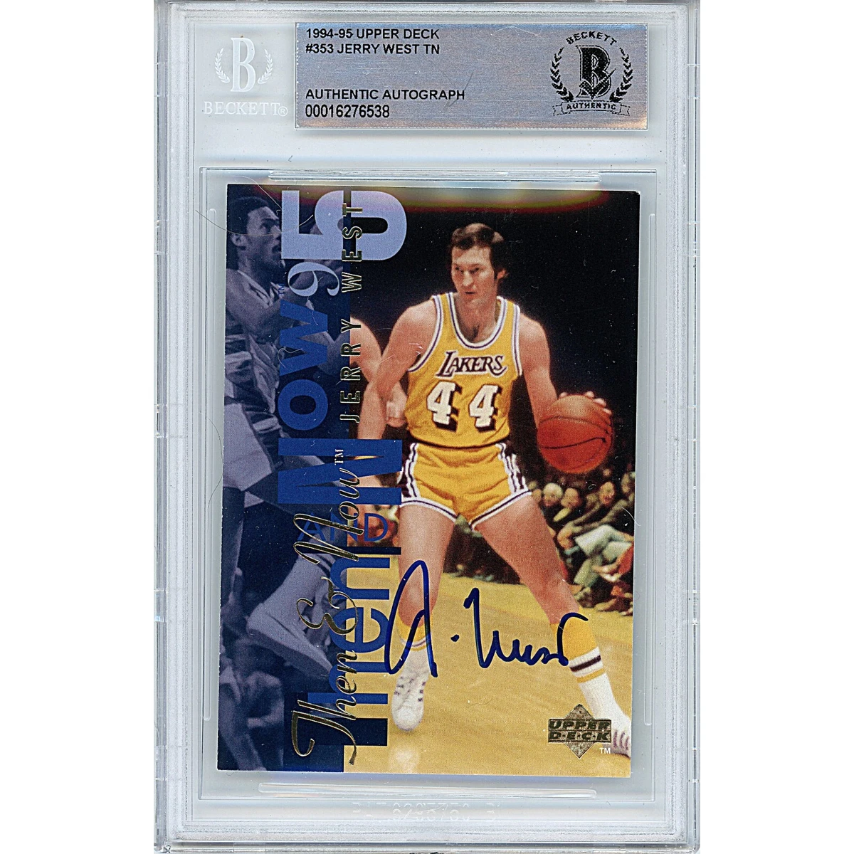 Jerry West Basketball Autographed Sports Trading Cards