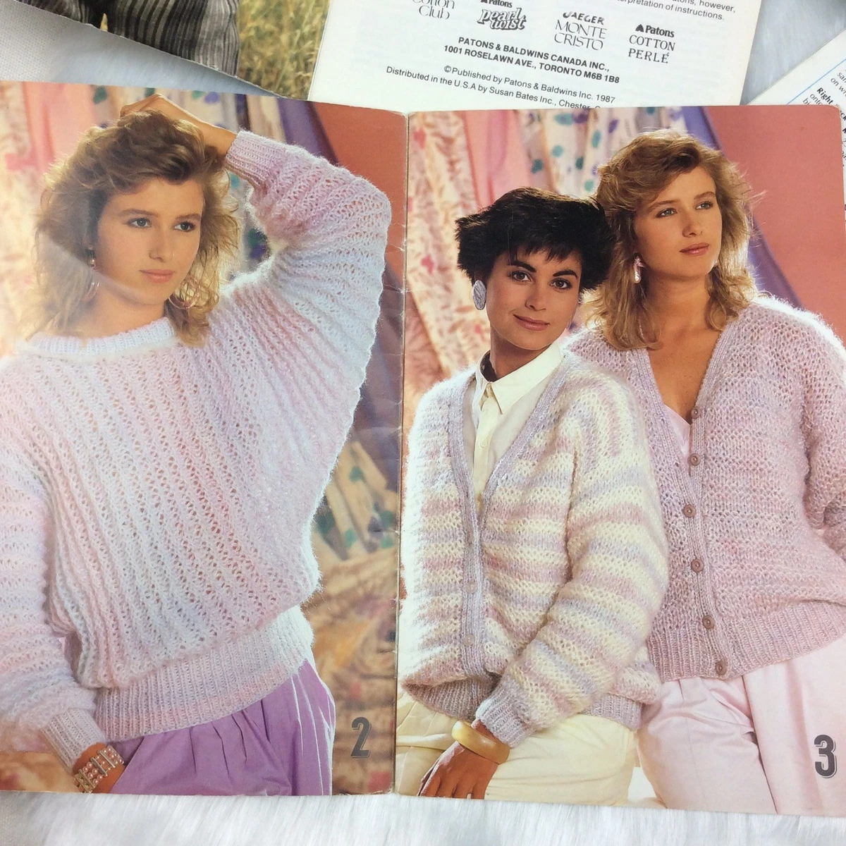 Vintage 80s Oversize Cloud Backless Knit Woven Sweater Cardigan