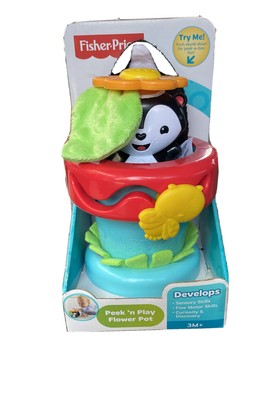 Fisher Price Peek N Play Flower Pot Nino Bebe Juguete Divertido 3m Nuevo Ebay