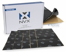 NVX SDRF20 20 sq. ft. Tri-Layer Adhesive Black Foam Rubber Sound Damping Kit
