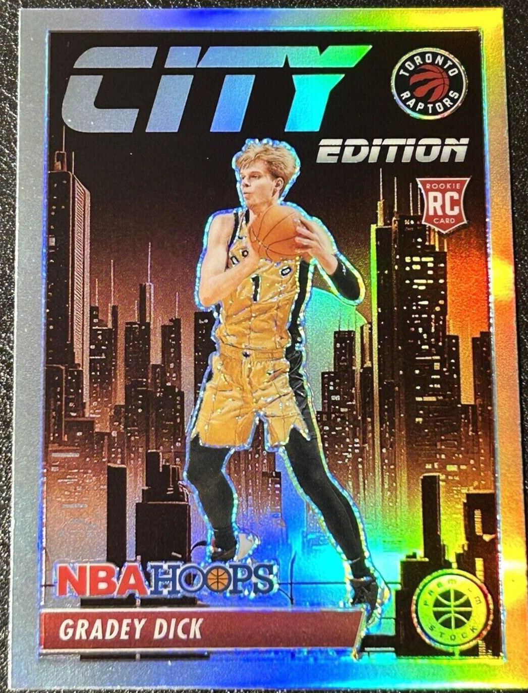 GRADEY DICK RC 2023-24 PANINI HOOPS PREMIUM CITY EDITION SILVER ROOKIE