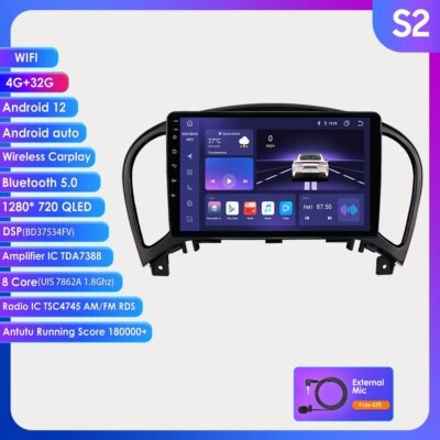 Android Auto RDS For Nissan JUKE2010-2014 Carplay 9''Car Radio Stereo GPS Navi AM