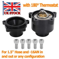 Inline Thermostat Housing & Sensor Port For 1-1/2" Hose 1.5" -16AN - Aluminum UK