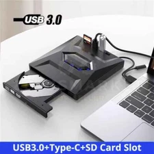 External CD DVD Drive USB 3.0 Writer Burner Player for PC Laptop Windows 10 11